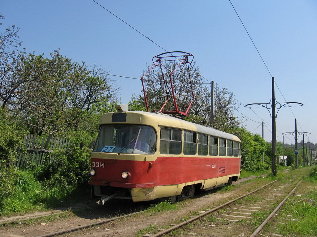 Одесса, Tatra T3SU № 3314; Одесса — Трамвайные линии: Вокзал → Люстдорф → Рыбный порт