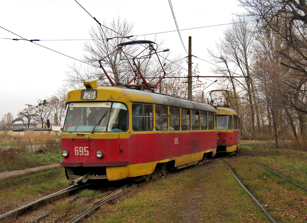 Харьков, Tatra T3SU № 695