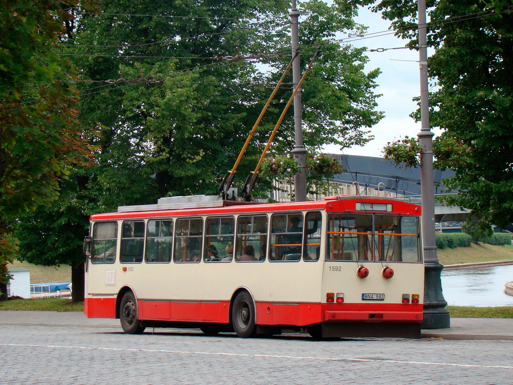Вильнюс, Škoda 14Tr13/6 № 1592