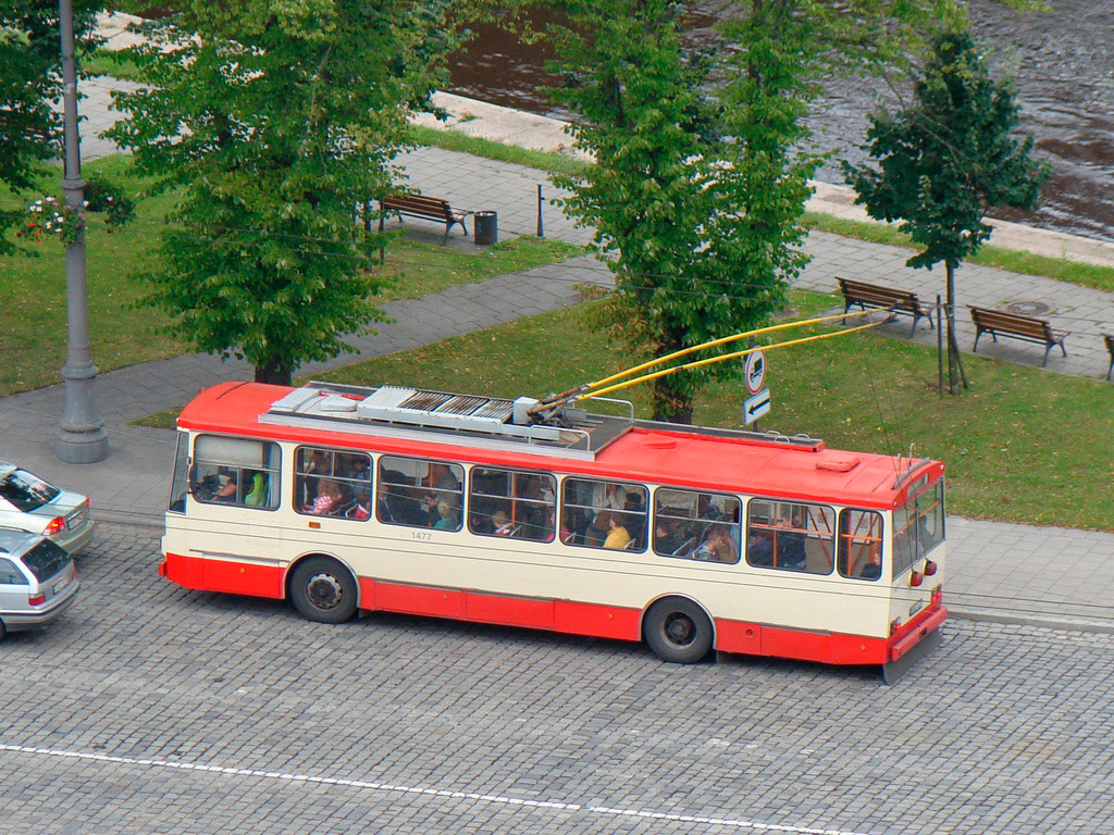 Вильнюс, Škoda 14Tr02/6 № 1477