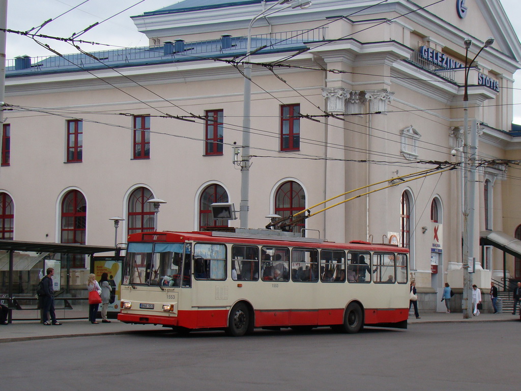 Вильнюс, Škoda 14Tr89/6 № 1553