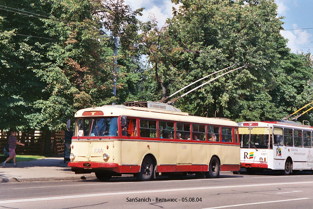 Вильнюс, Škoda 9TrH27 № 1380