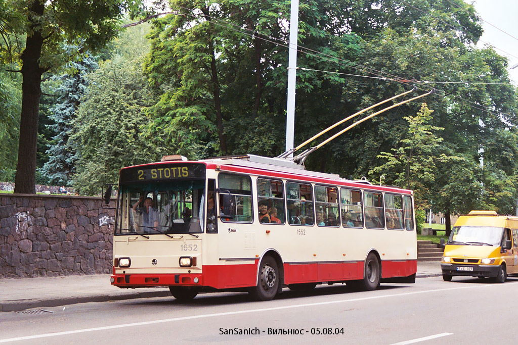Vilnius, Škoda 14Tr17/6M Nr. 1652