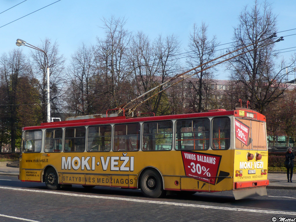 Вильнюс, Škoda 14Tr11/6 № 2564; Вильнюс — Временные плановые изменения движения