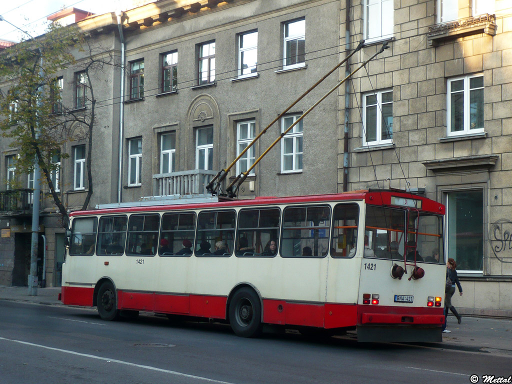 Вильнюс, Škoda 14Tr02 № 1421