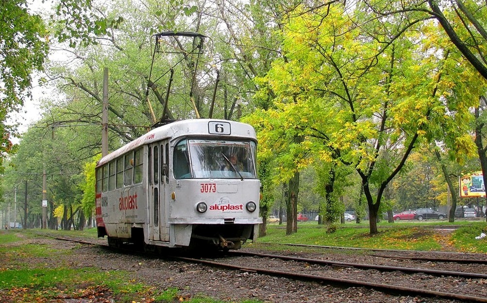 Харьков, Tatra T3SU (двухдверная) № 3073