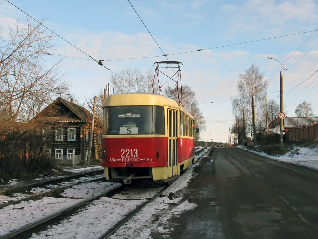 Ижевск, Tatra T3SU (двухдверная) № 2213