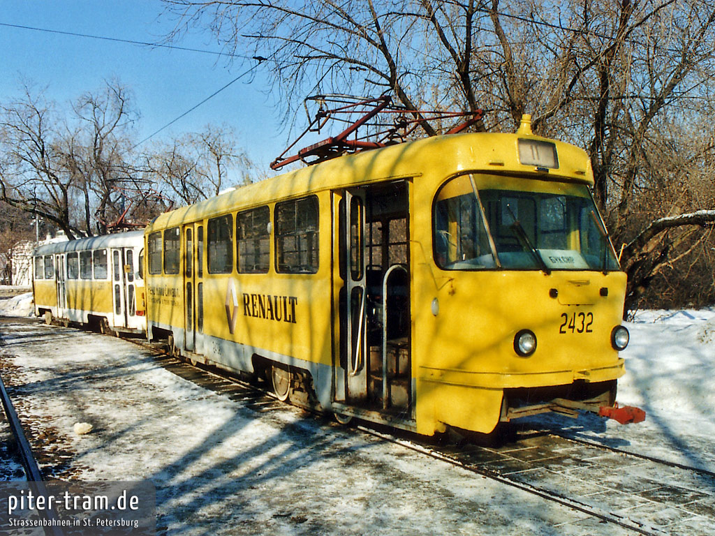 Moskau, Tatra T3SU Nr. 2432