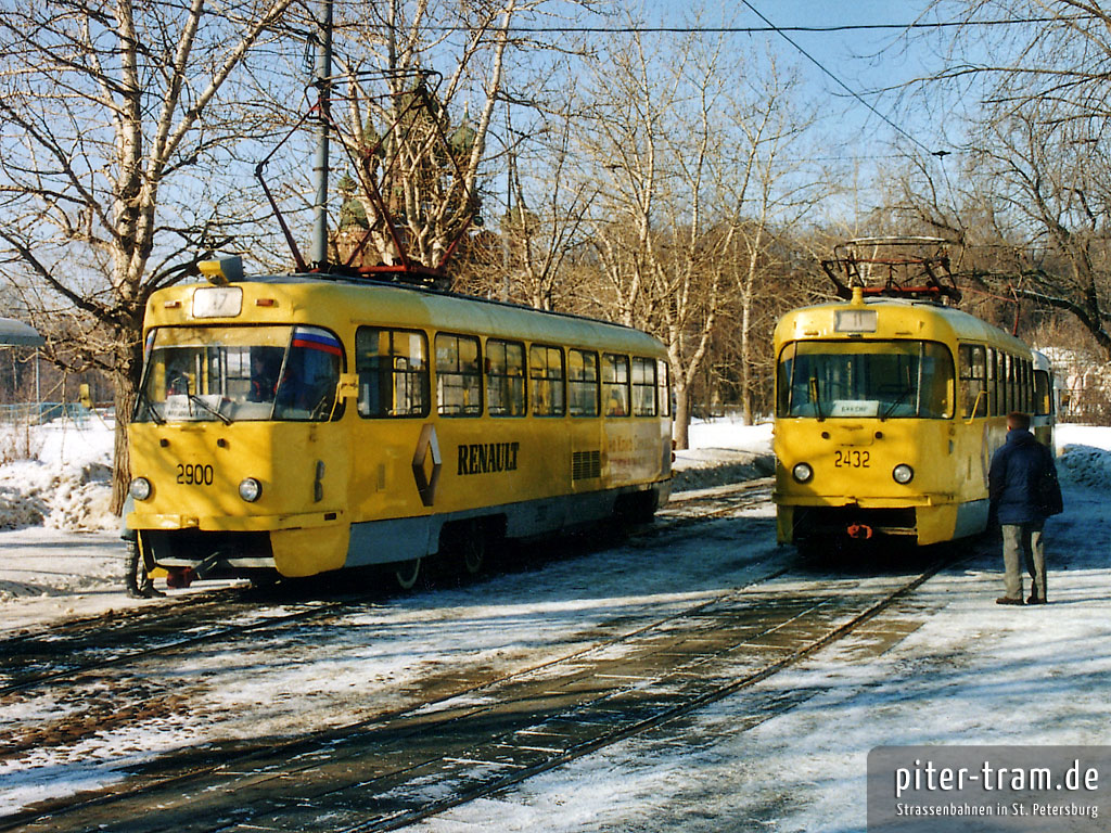 Москва, Tatra T3SU № 2900