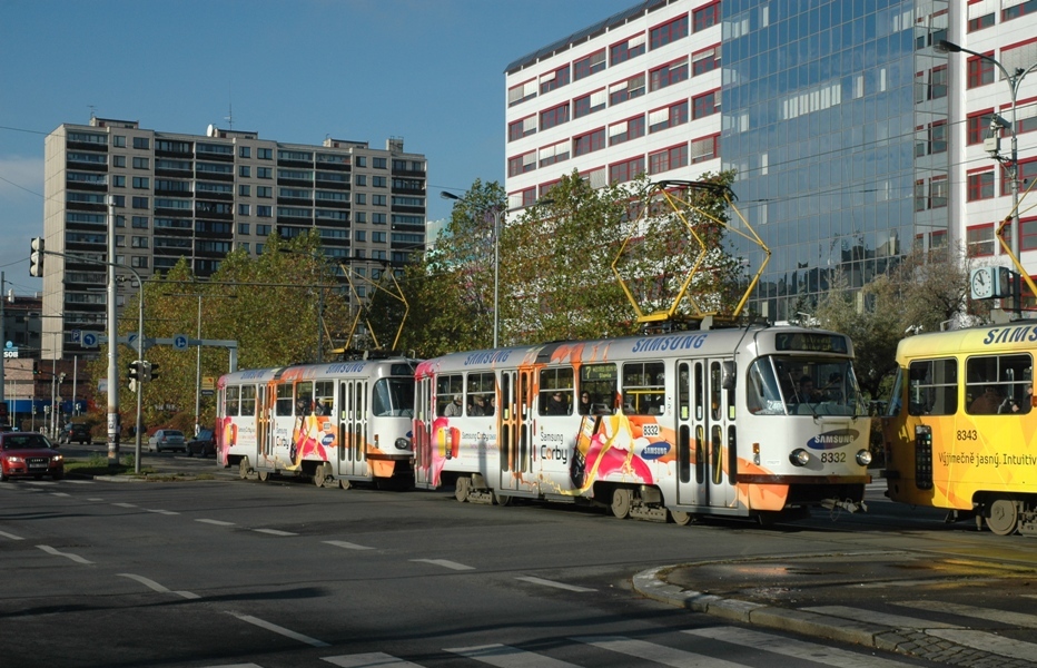Прага, Tatra T3R.P № 8332
