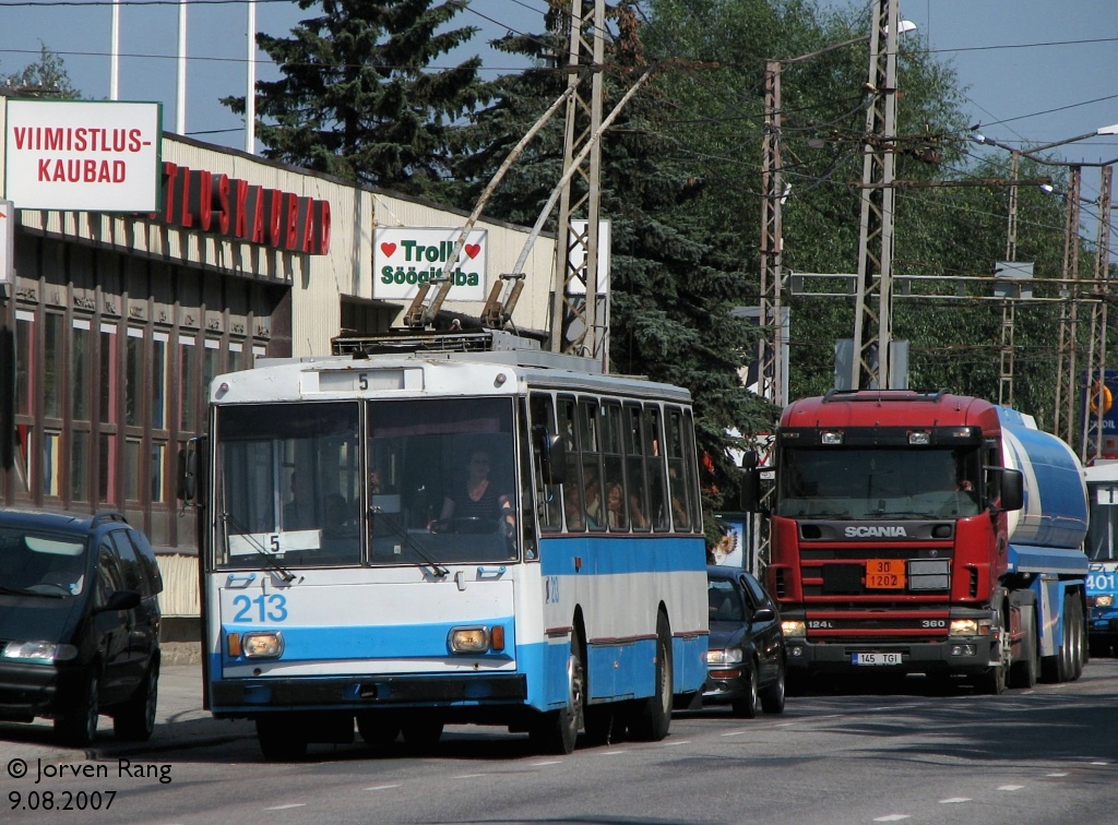 Таллин, Škoda 14Tr01 № 213