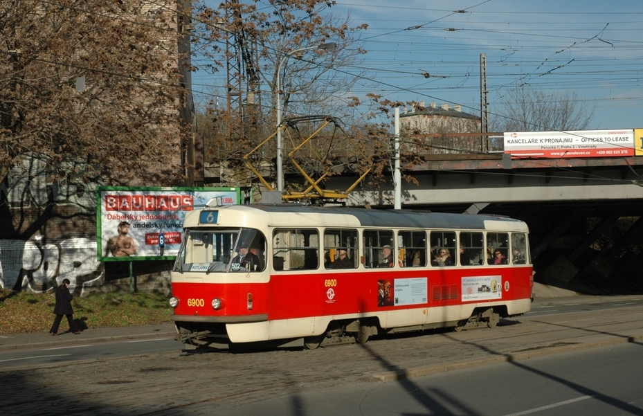 Прага, Tatra T3 № 6900