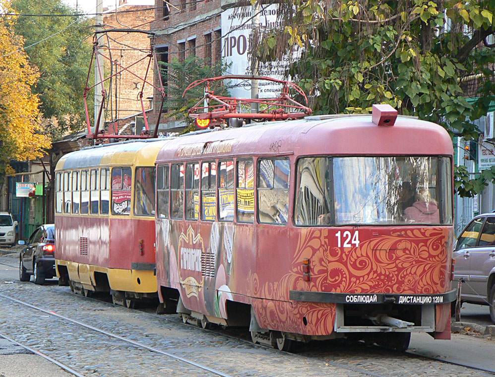 Краснодар, Tatra T3SU № 124