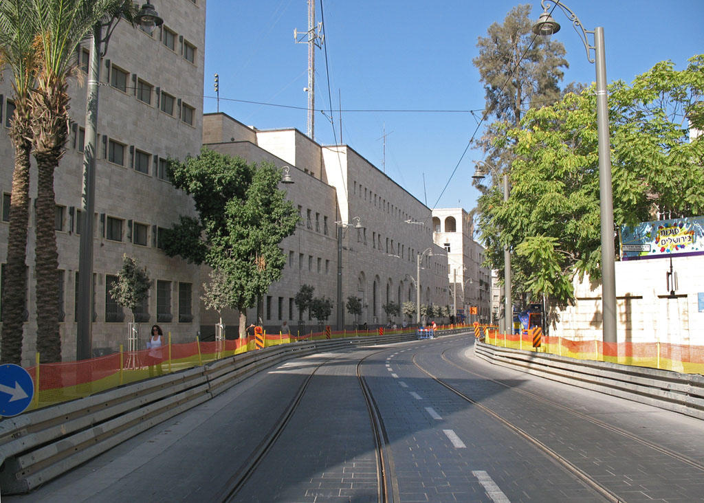Иерусалим — Строительство Красной линии; Иерусалим — Трамвай — Разные фотографии
