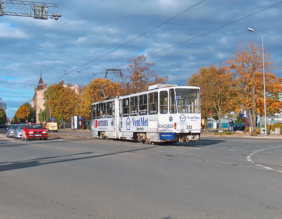 Лиепая, Tatra KT4SU № 233