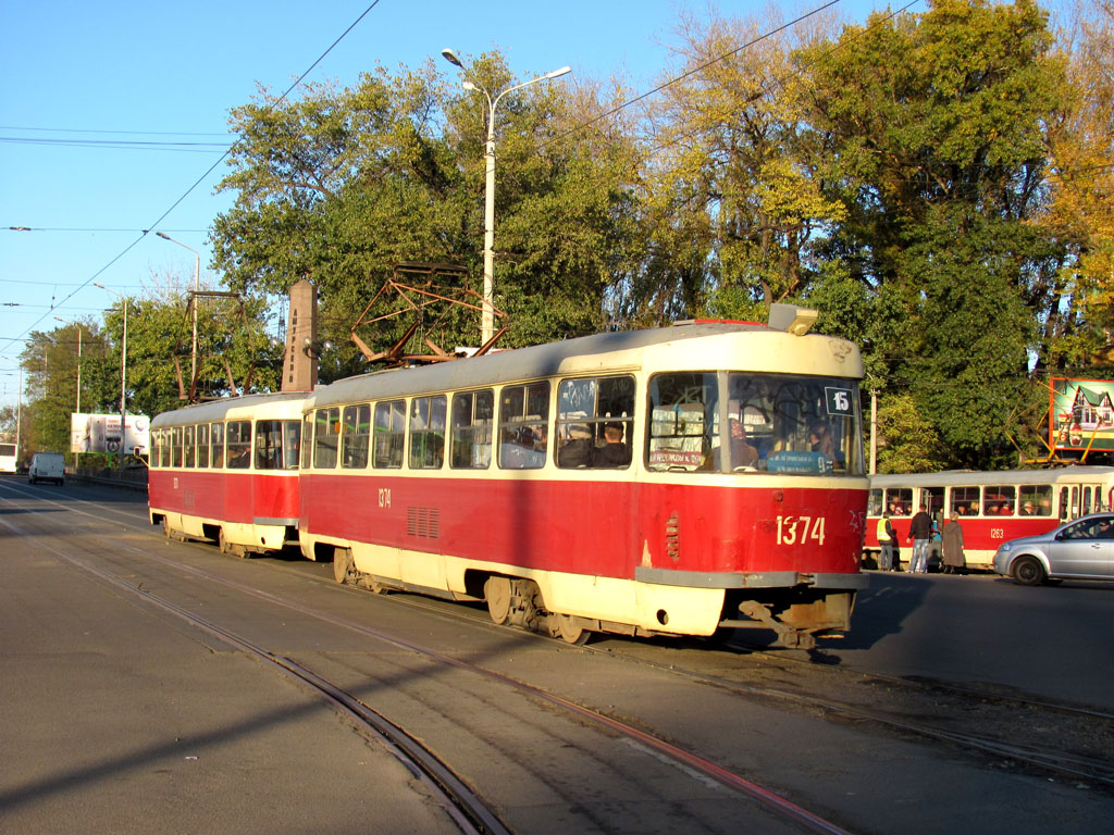 Днепр, Tatra T3SU № 1374