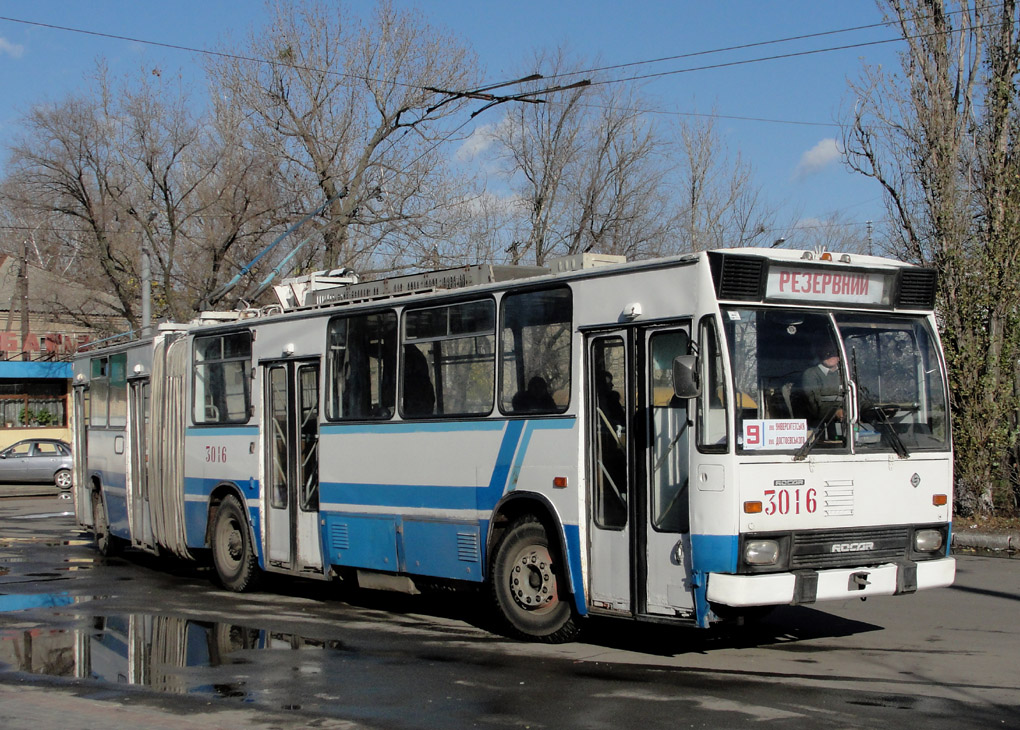 Харьков, ROCAR 217E № 3016; Харьков — Транспортовка 13.11.2010 — поездка на троллейбусе ROCAR-E217, приуроченная к 15-летию их эксплуатации