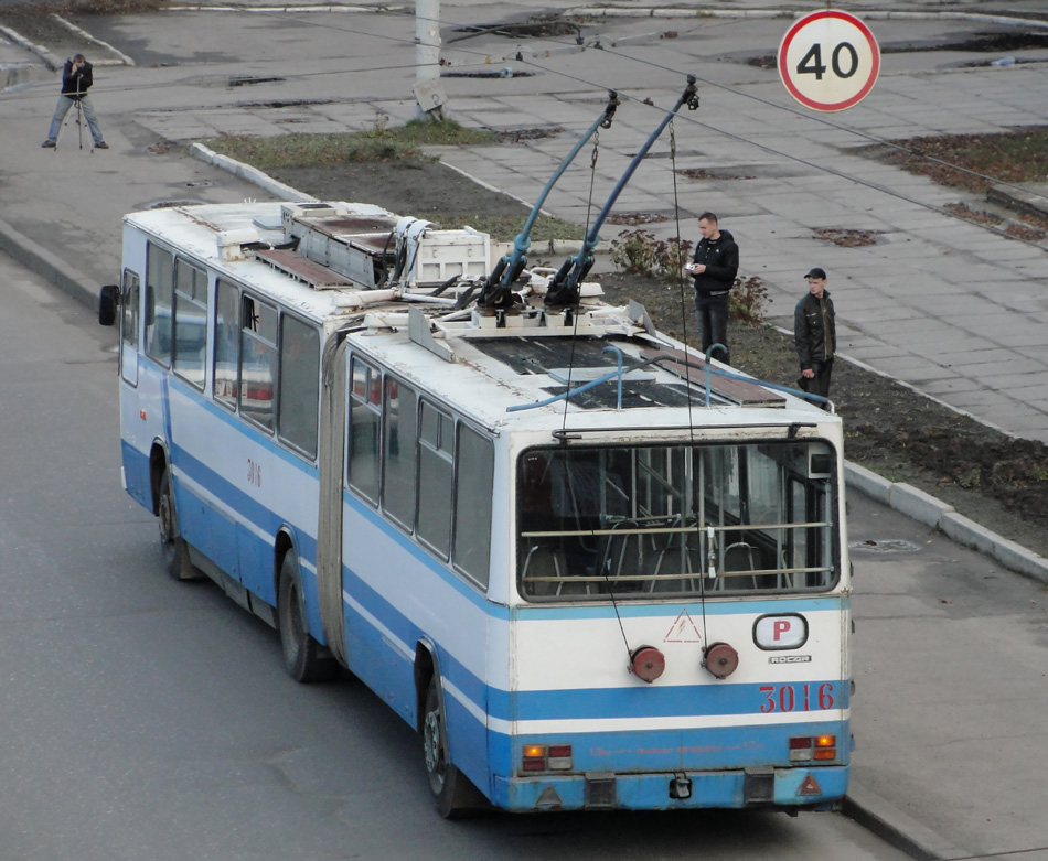 Харьков, ROCAR 217E № 3016; Харьков — Транспортовка 13.11.2010 — поездка на троллейбусе ROCAR-E217, приуроченная к 15-летию их эксплуатации