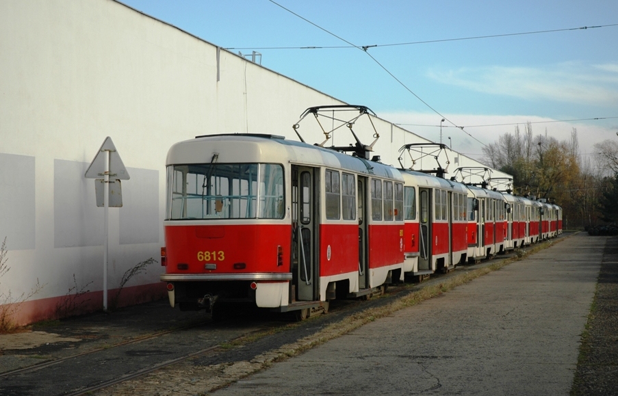 Прага, Tatra T3 № 6813