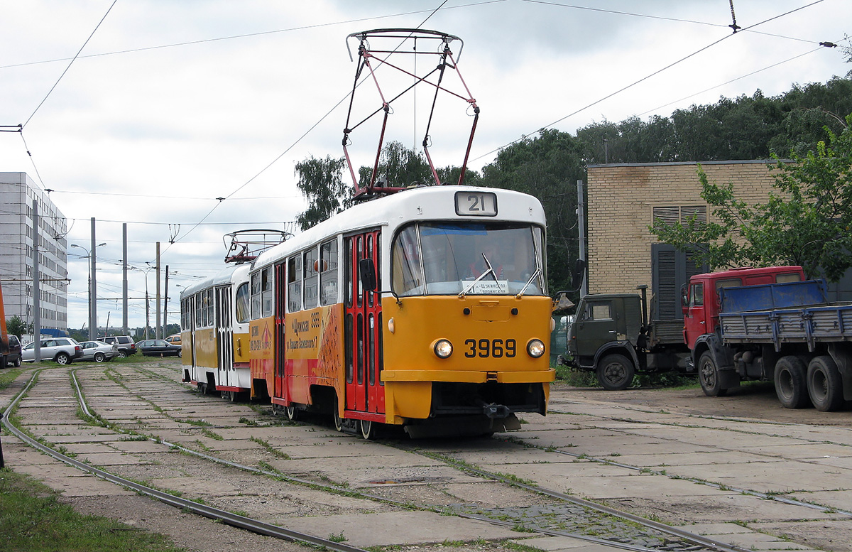Москва, Tatra T3SU № 3969