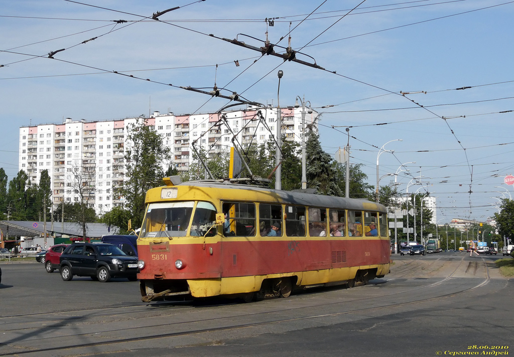 Киев, Tatra T3SU № 5831