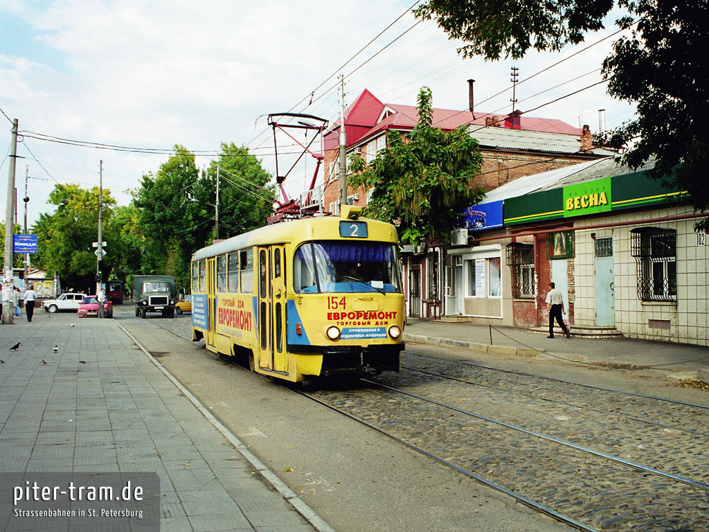 Краснодар, Tatra T3SU № 154