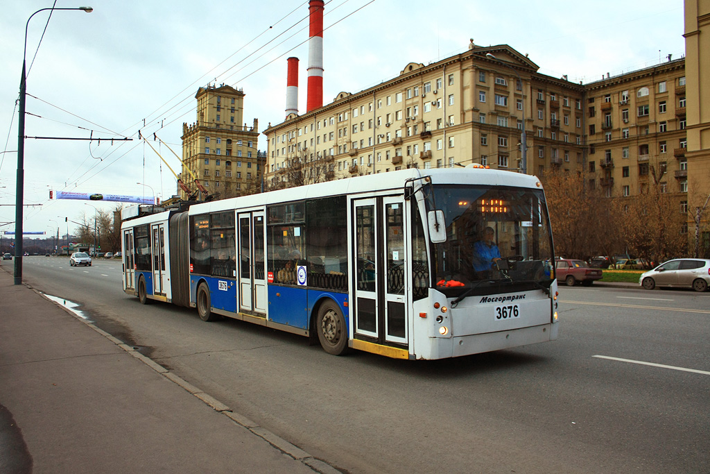 Москва, Тролза-6206.00 «Мегаполис» № 3676