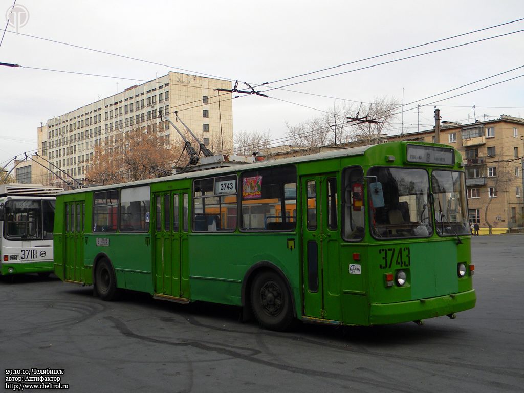 Челябинск, ЗиУ-682В-012 [В0А] № 3743