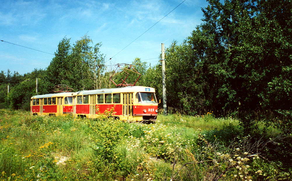 Тверь, Tatra T3SU № 323; Тверь — Тверской трамвай в начале 2000-х гг. (2002 — 2006 гг.); Тверь — Трамвайные линии: Заволжский район (линия до дер. Старая Константиновка)