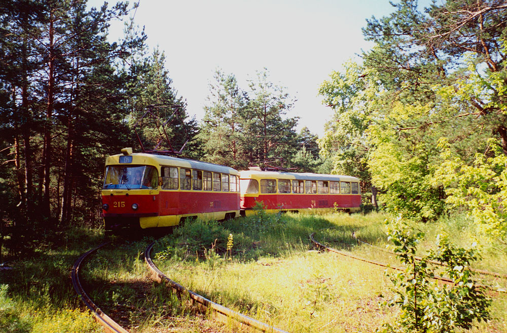 Тверь, Tatra T3SU № 215; Тверь — Тверской трамвай в начале 2000-х гг. (2002 — 2006 гг.); Тверь — Трамвайные конечные станции и разворотные кольца