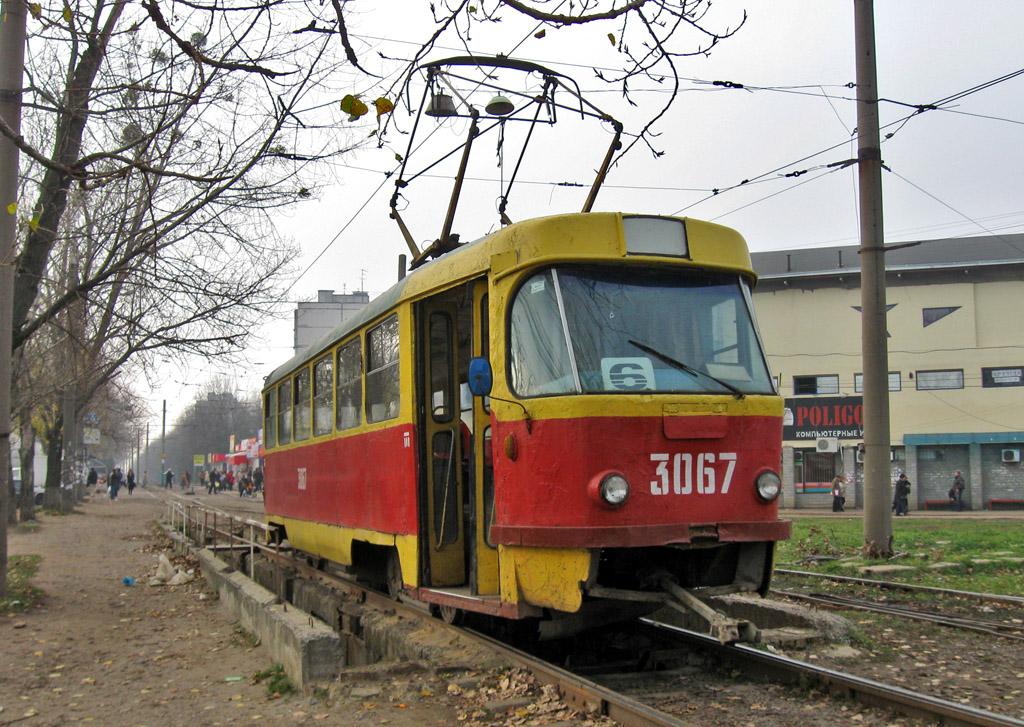 Charkov, Tatra T3SU (2-door) č. 3067