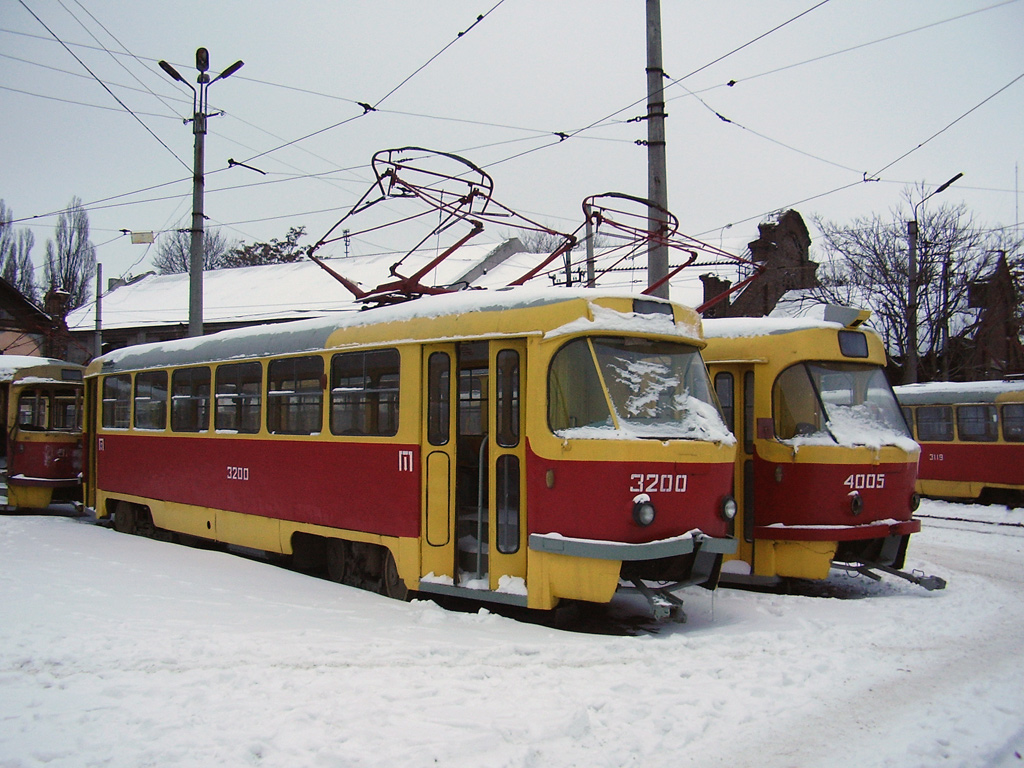 Одесса, Tatra T3SU (двухдверная) № 3200; Одесса, Tatra T3SU № 4005