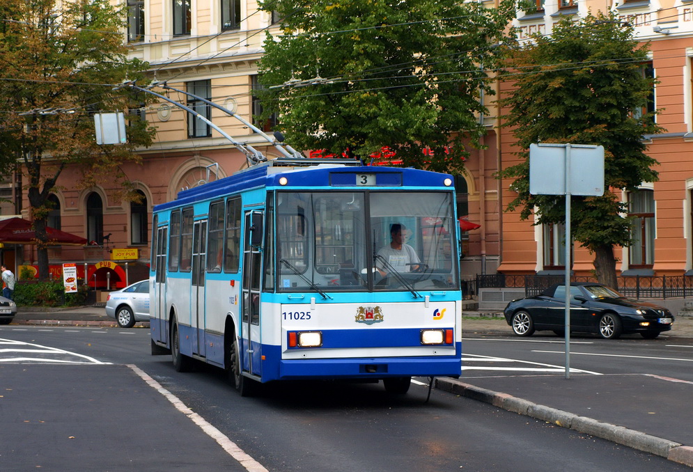 Рига, Škoda 14Tr89/6 № 11025
