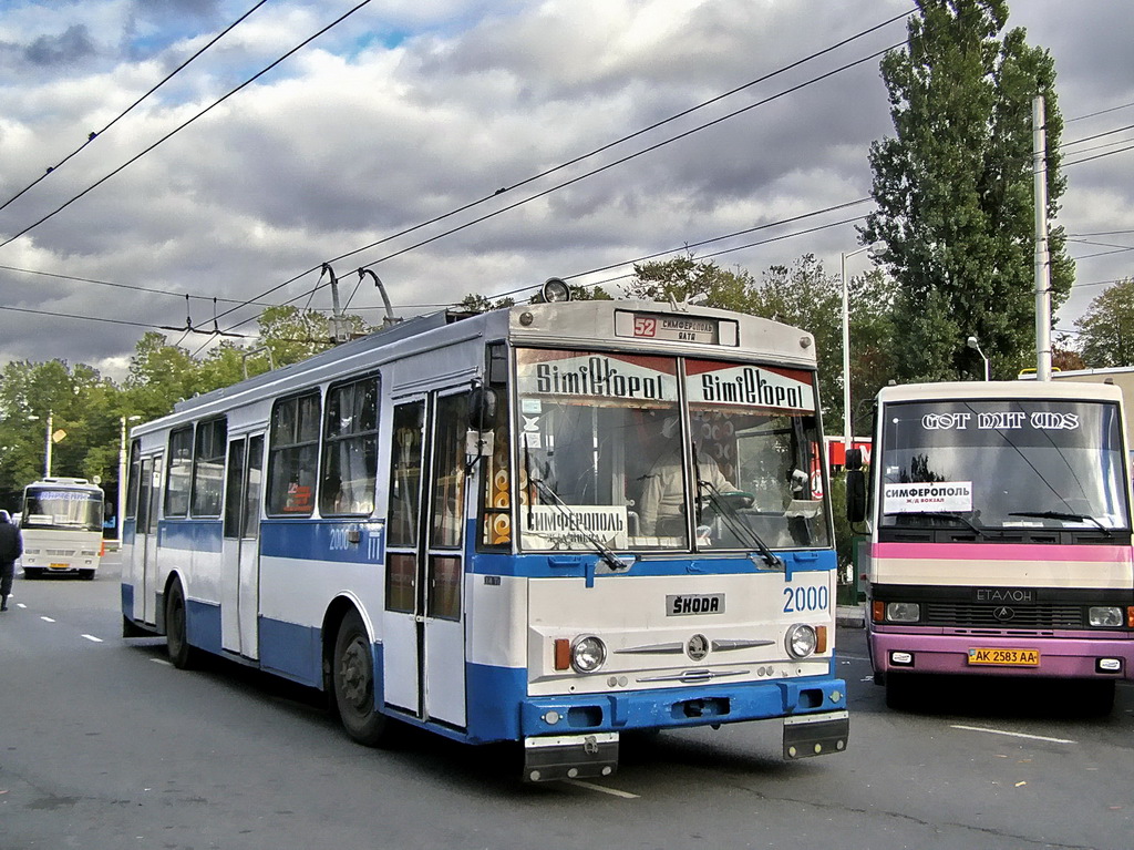Крымский троллейбус, Škoda 14Tr02/6 № 2000