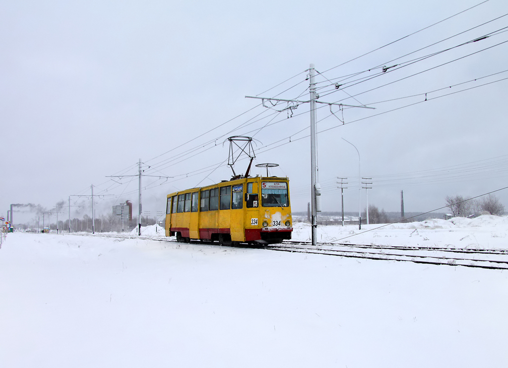 Prokopyevsk, 71-605 (KTM-5M3) č. 334