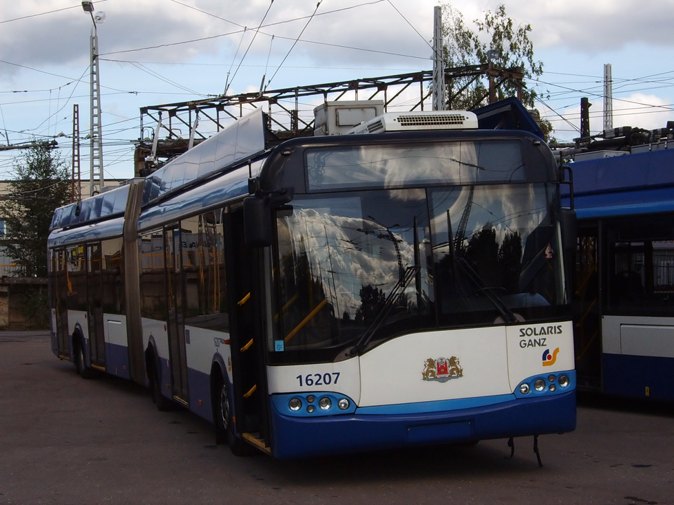 Рига, Solaris Trollino II 18 Ganz № 16207