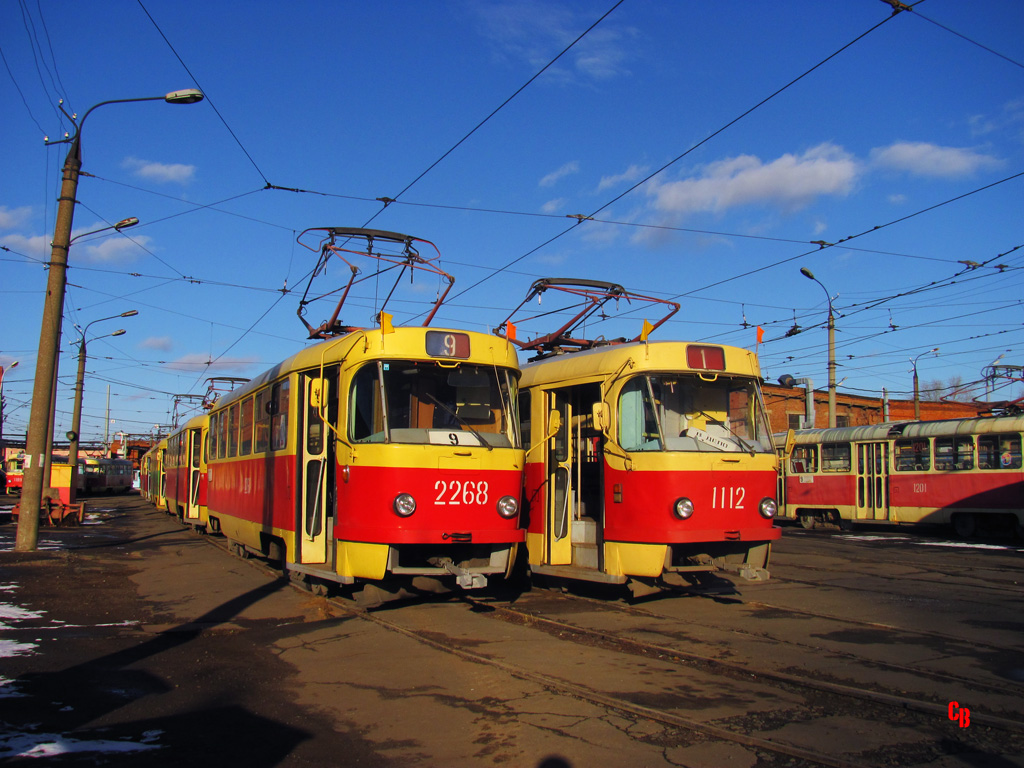 Ижевск, Tatra T3SU (двухдверная) № 2268; Ижевск, Tatra T3SU (двухдверная) № 1112