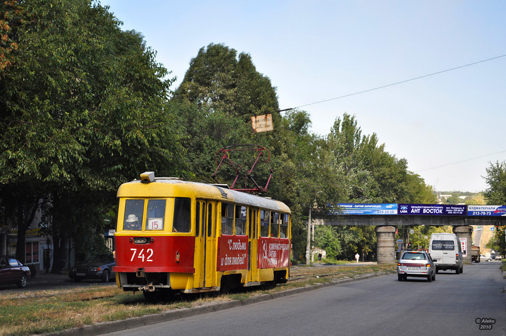 Запорожье, Tatra T3SU № 742