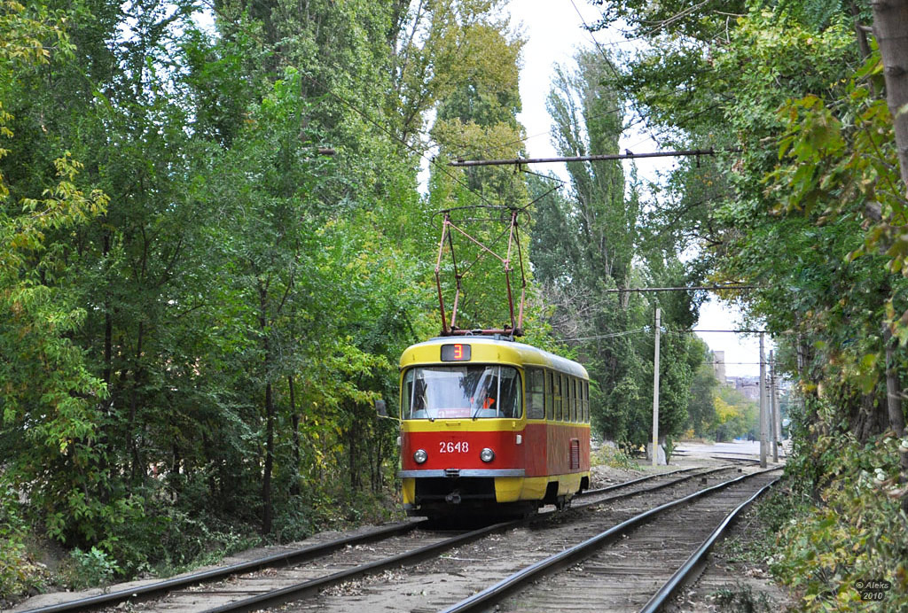 Волгоград, Tatra T3SU (двухдверная) № 2648