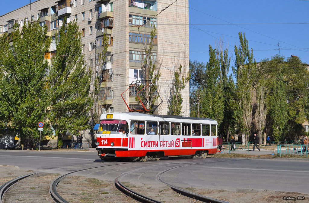 Волжский, Tatra T3SU № 114