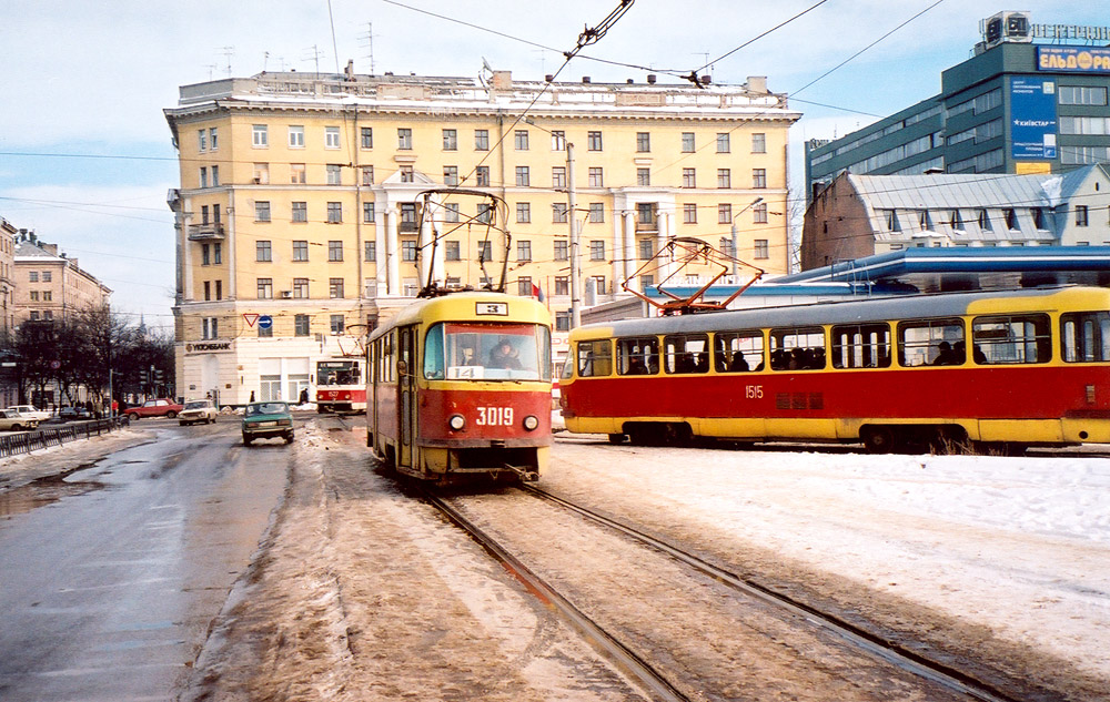 Харьков, Tatra T3SU № 3019; Харьков, Tatra T3SU № 1515