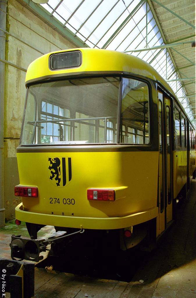 Дрезден, Tatra B4D-MS № 274 030; Дрезден — Трамвайное депо Бюлау (закрытые 2007)