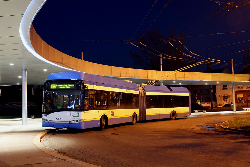 Острава, Solaris Trollino III 18 AC № 3801