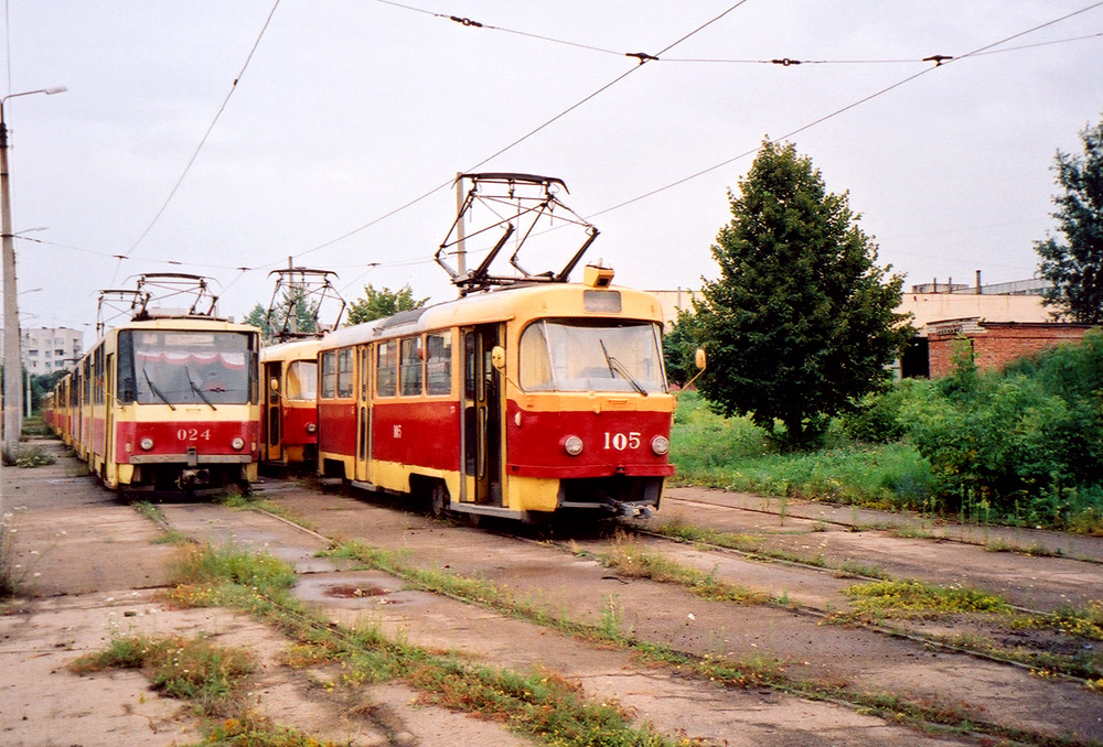 Курск, Tatra T3SU № 105; Курск, Tatra T6B5SU № 024