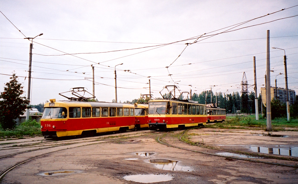 Курск, Tatra T6B5SU № 009; Курск, Tatra T3SU № 136