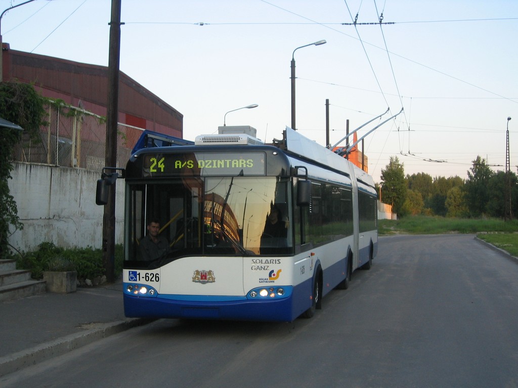 Рига, Solaris Trollino II 18 Ganz № 1-626