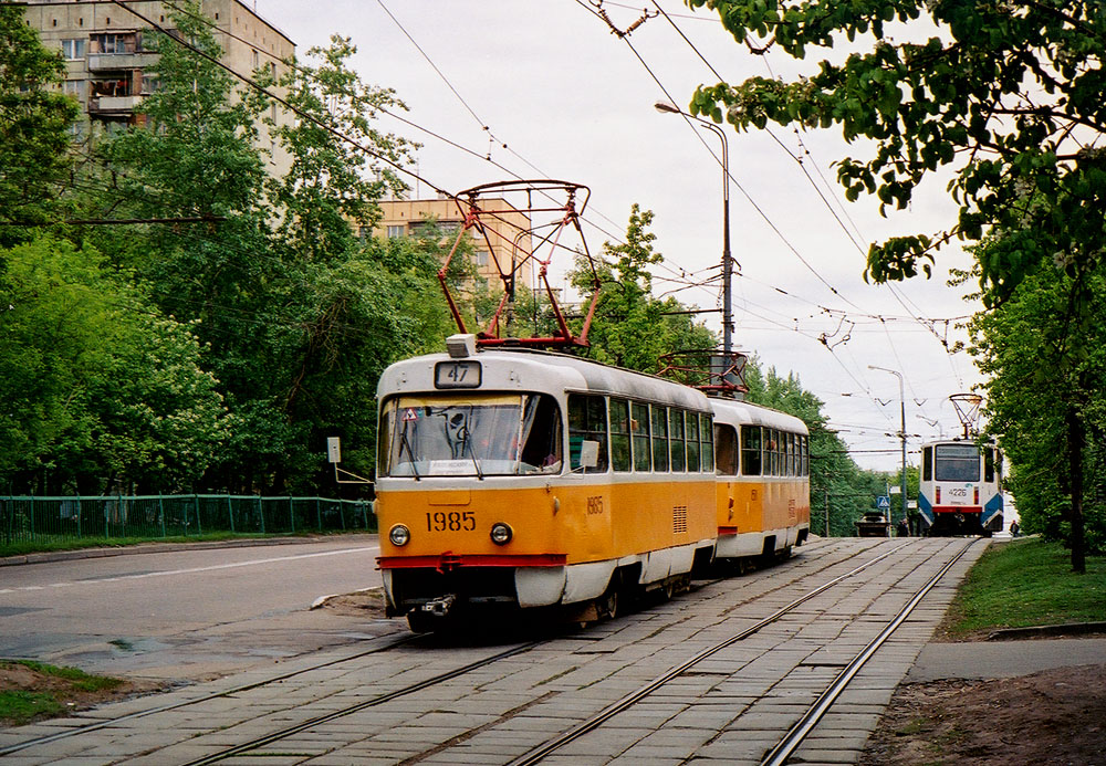 Москва, Tatra T3SU № 1985