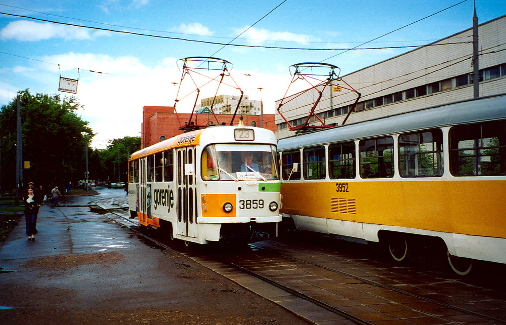 Москва, Tatra T3SU № 3859