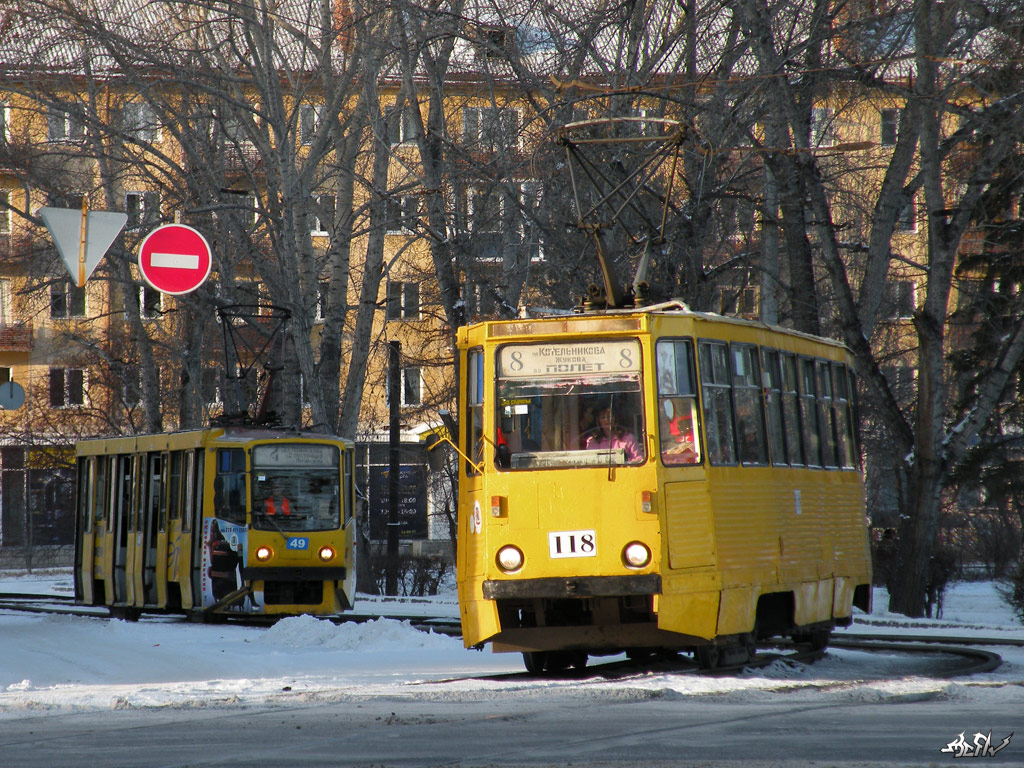 Омск, 71-605 (КТМ-5М3) № 118