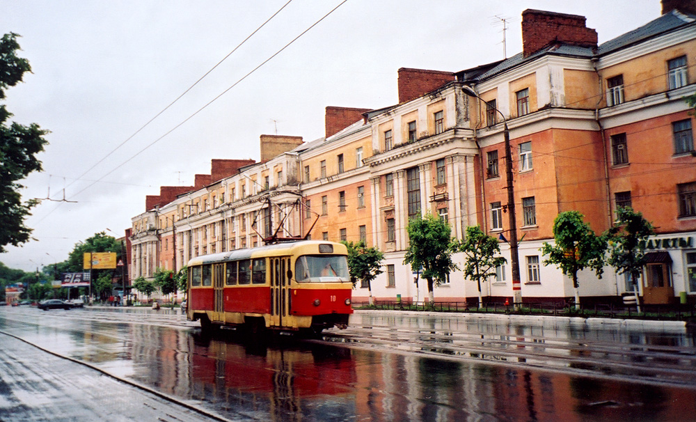 Тверь, Tatra T3SU № 10; Тверь — Тверской трамвай в начале 2000-х гг. (2002 — 2006 гг.); Тверь — Трамвайные линии: Пролетарский район